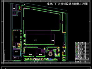 工厂工业园规划绿化CAD平面设计图精选资源指南